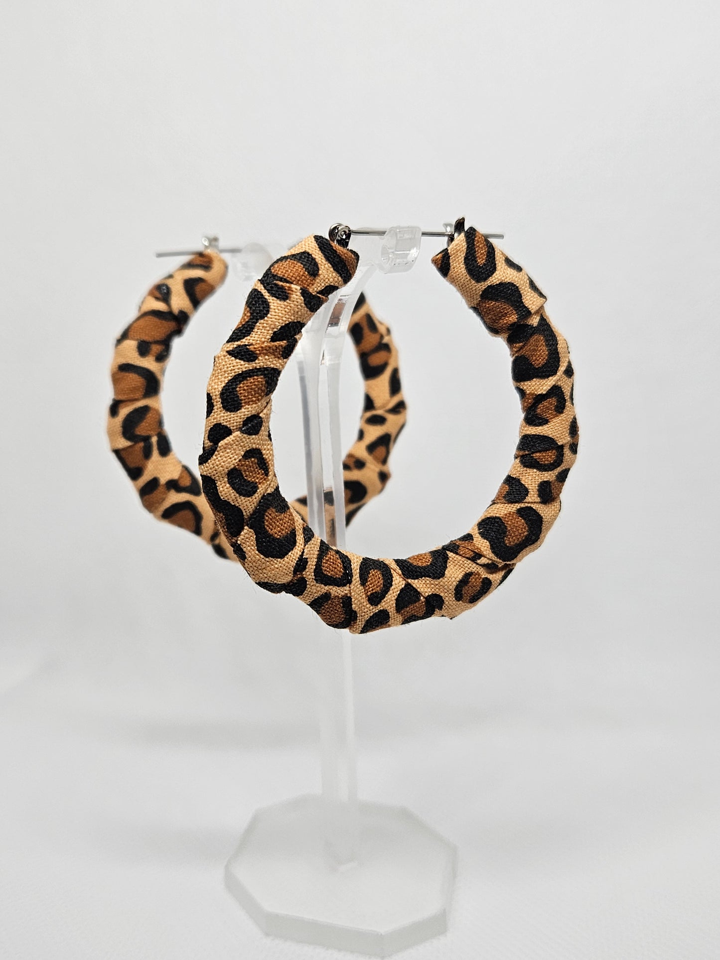 2.25" Hoop-Dark Leopard