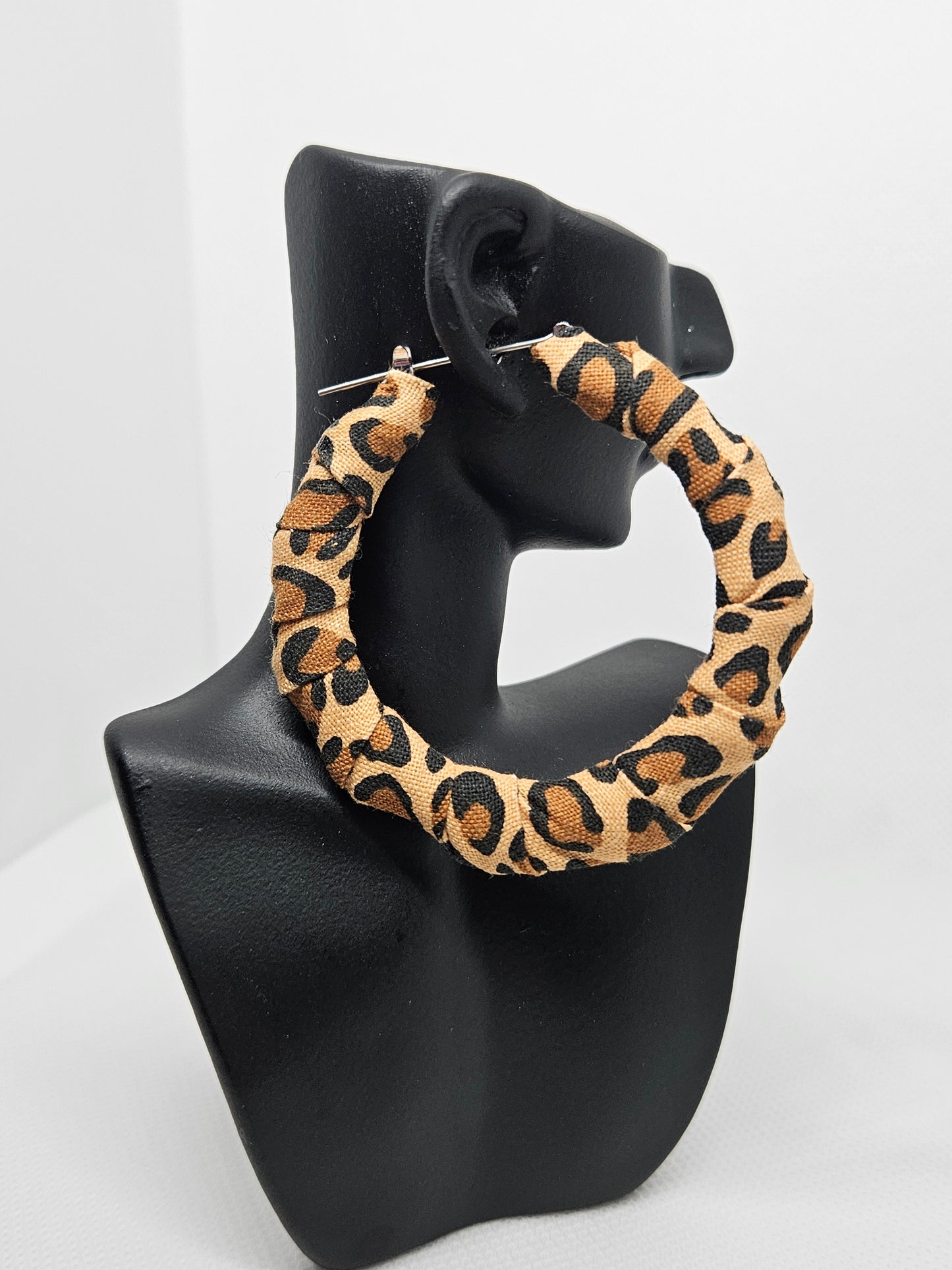 2.25" Hoop-Dark Leopard